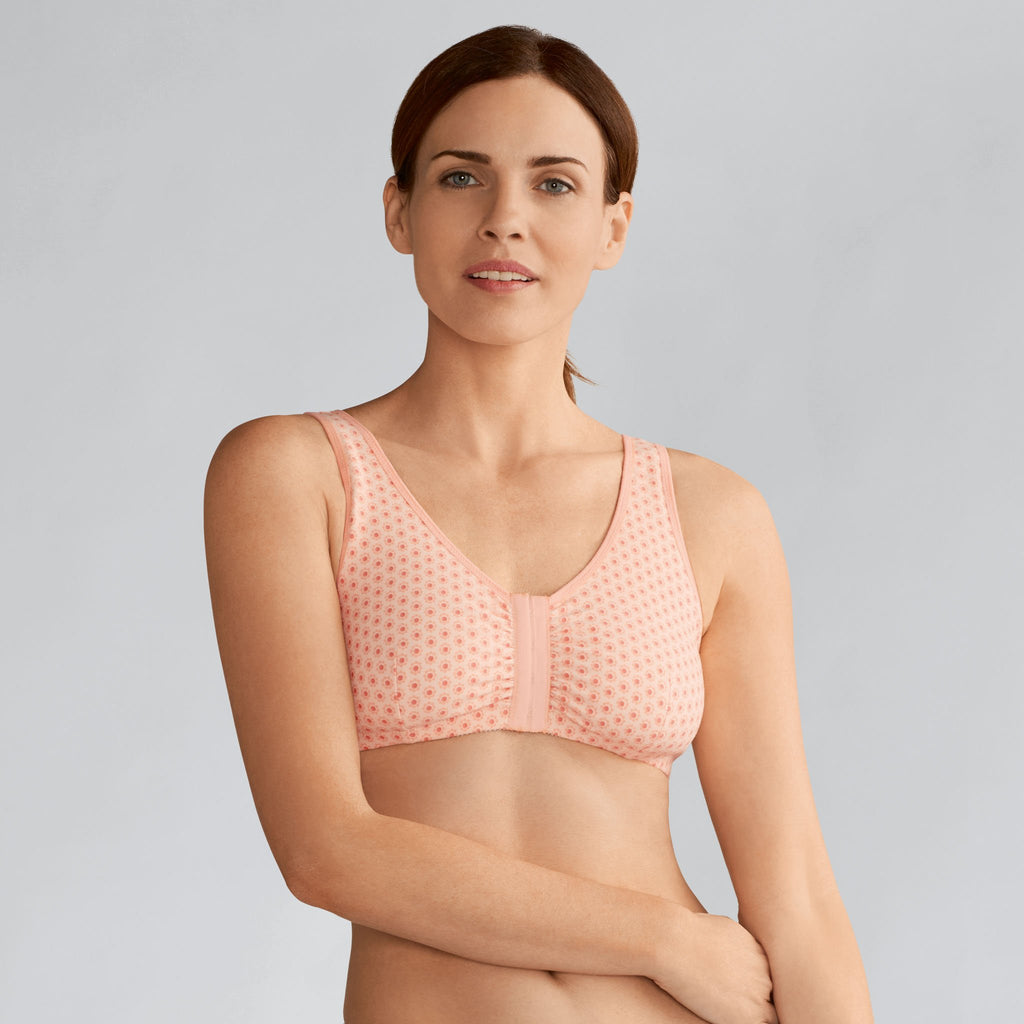 Amoena® Frances Wire-Free Leisure Bra Peach Blossom