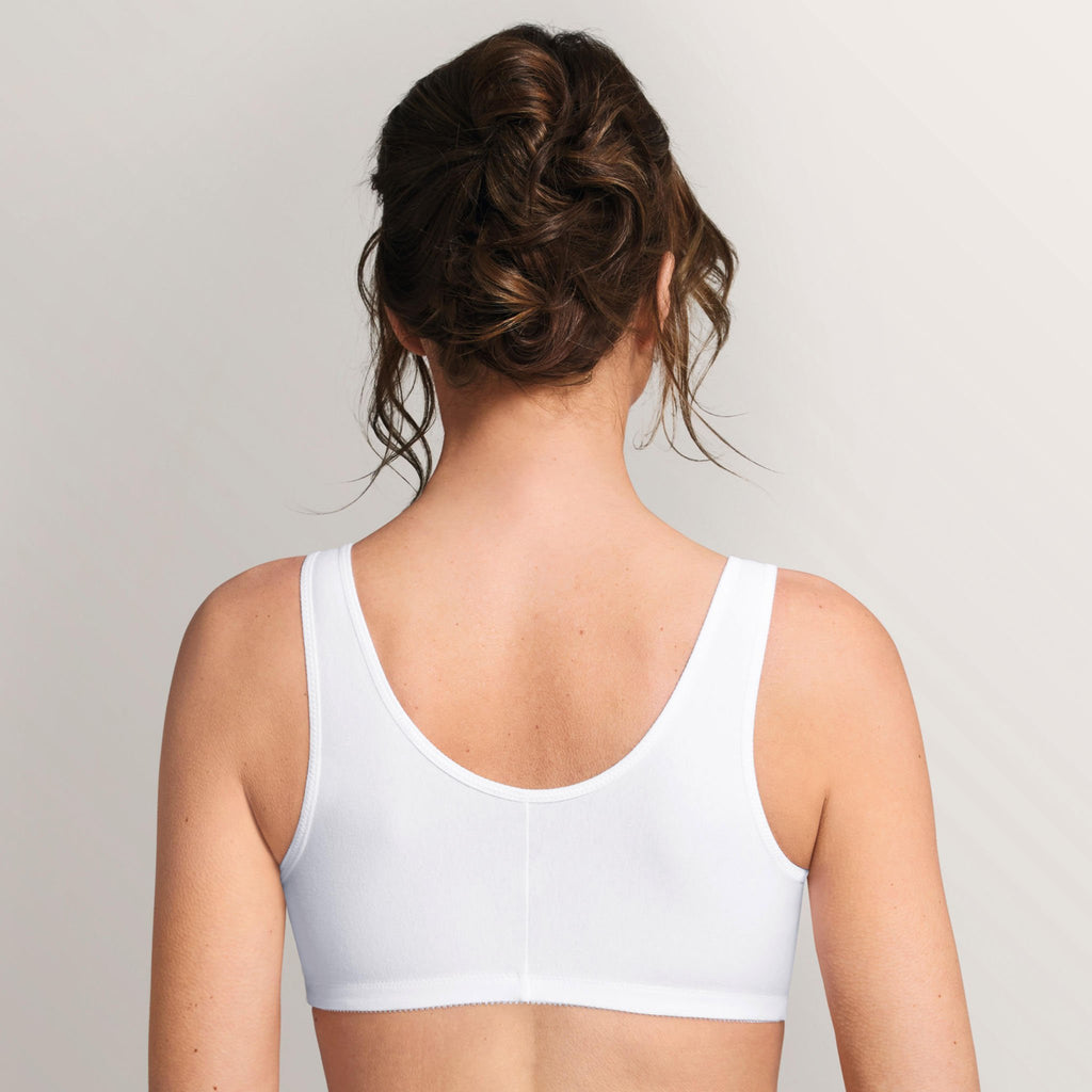 Amoena® Frances Wire-Free Leisure Bra White