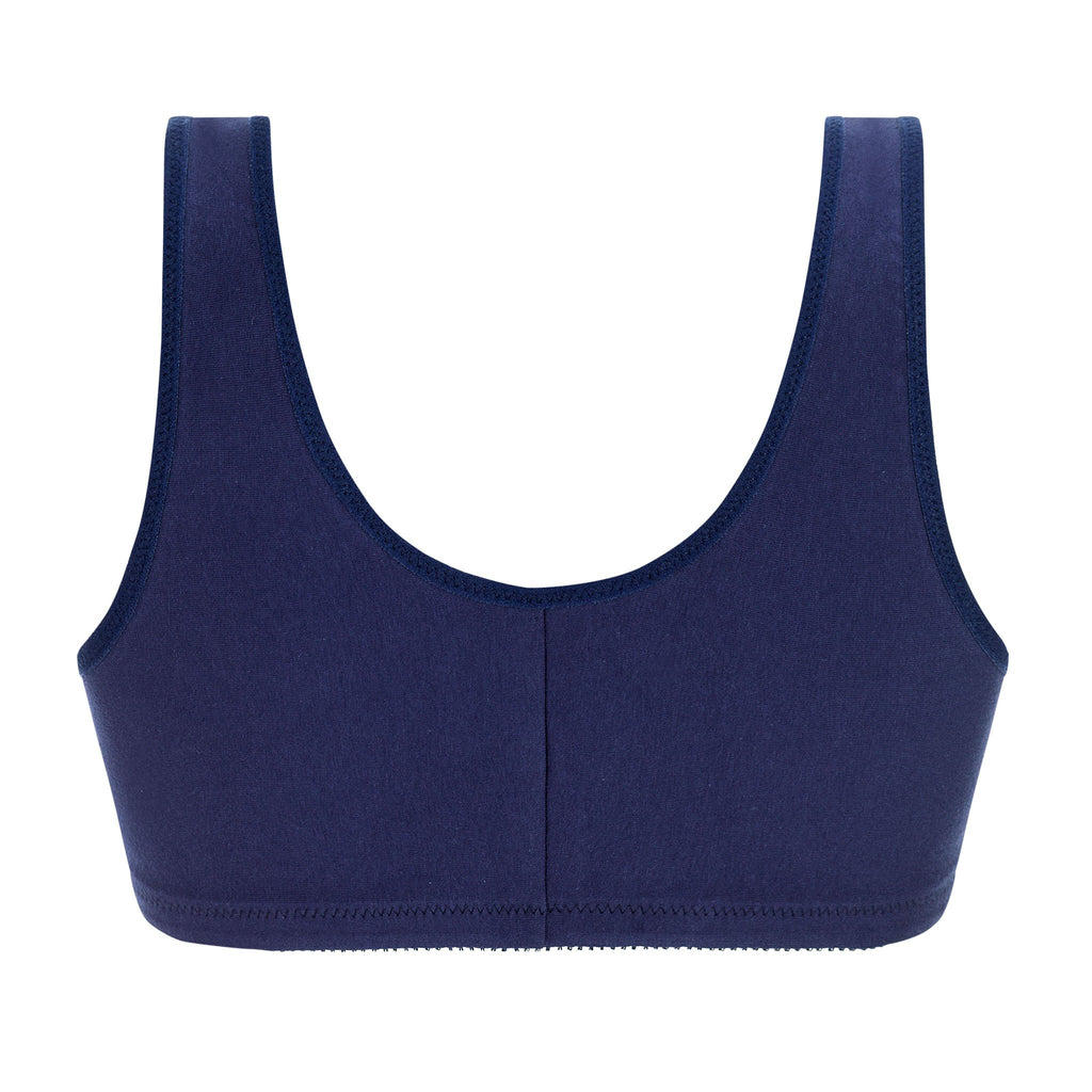 Amoena® Frances Wire-Free Leisure Bra Navy