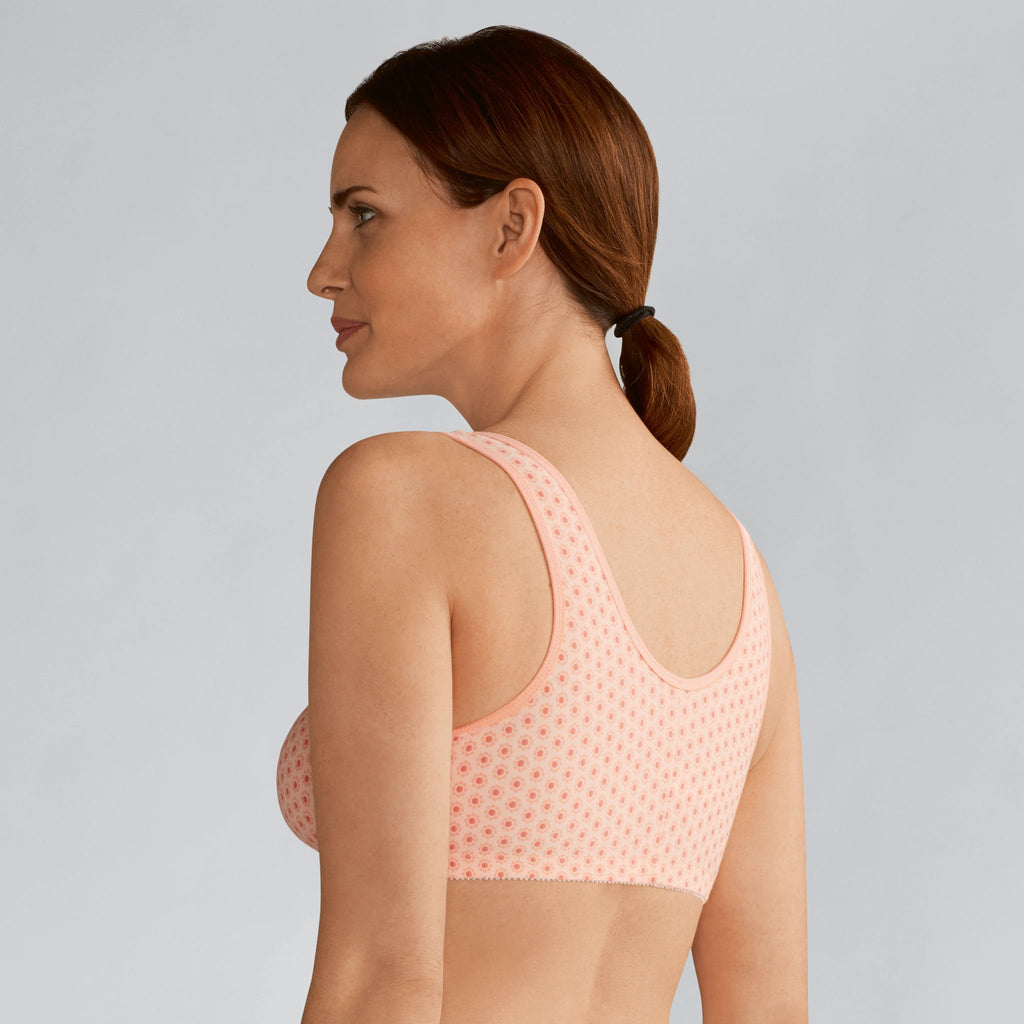 Amoena® Frances Wire-Free Leisure Bra Peach Blossom