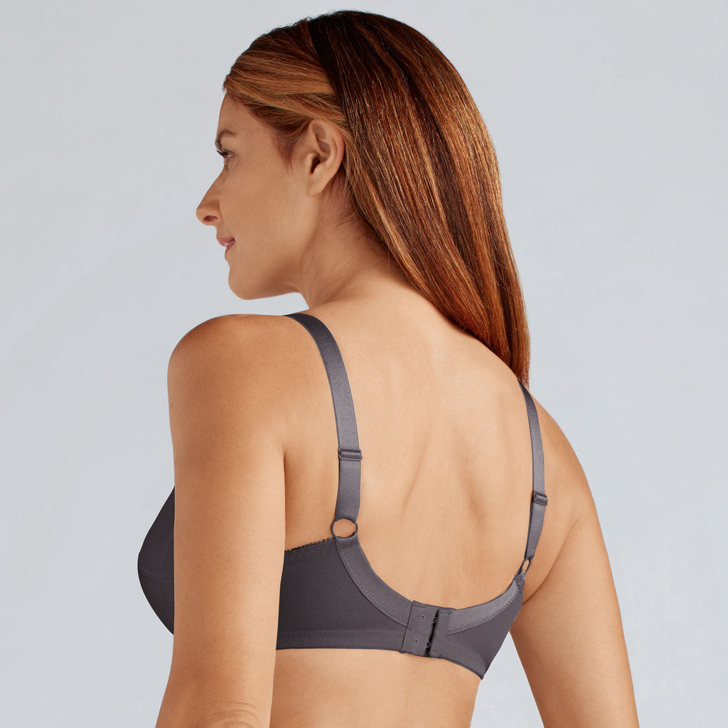 Amoena® Nancy Wire-Free Bra Dark Grey