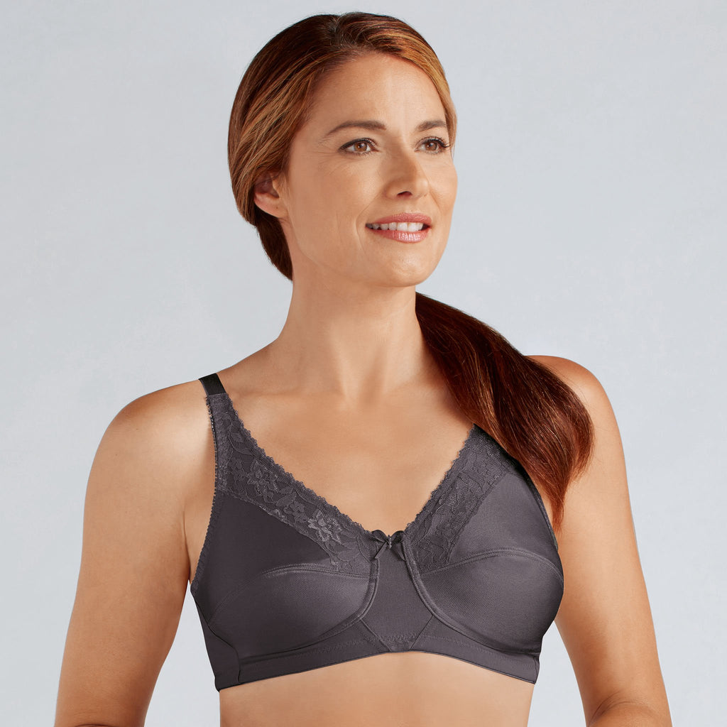 Amoena® Nancy Wire-Free Bra Dark Grey