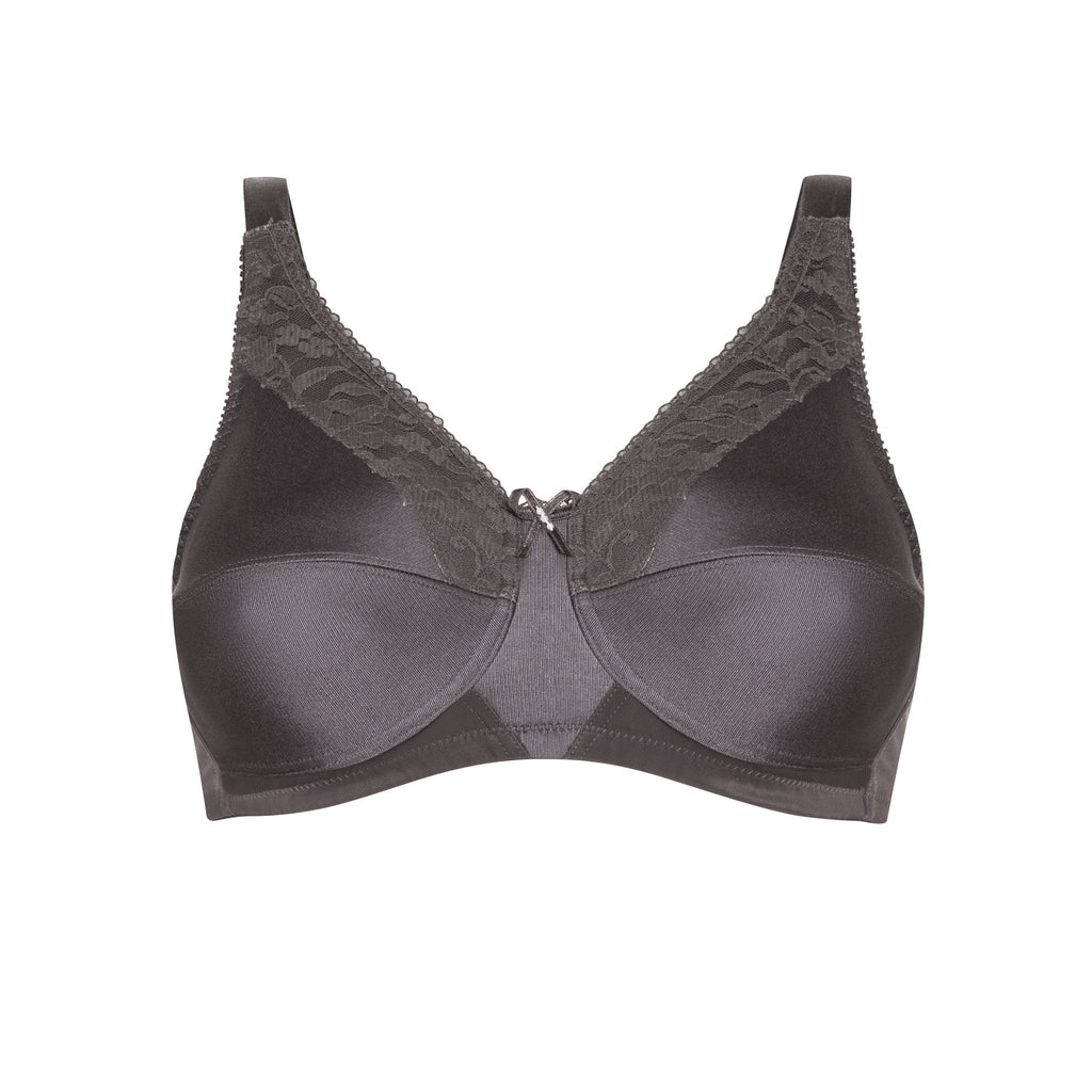 Amoena® Nancy Wire-Free Bra Dark Grey