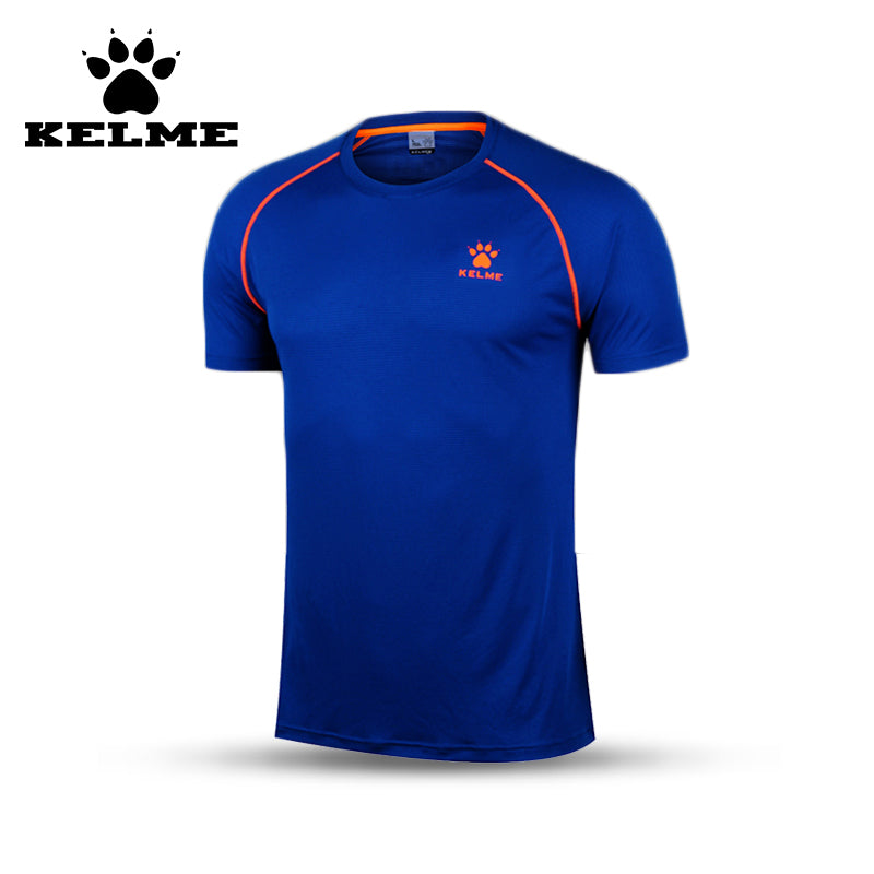 KELME Brand New Arrival 2016 Running Shirt Men Dry Fit Summer Tops Slim Sport Shirt Quick Dry Men Shirt Soccer Jerseys Cheap 06
