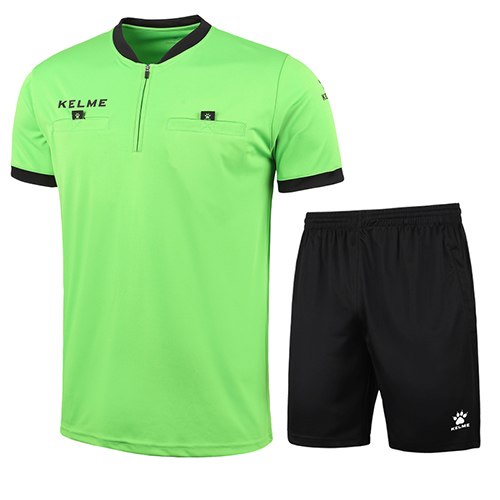 KELME Football Jerseys 2017 Soccer Referee Short Men Professional Uniform Camisetas De Futbol Customizable Jersey Sets Shirt 63