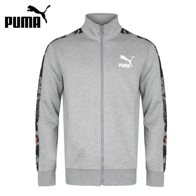 Original New Arrival 2018 PUMA Archive T7 jacket, Double Knit Men's jacket Sportswear