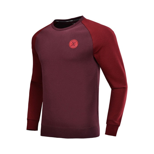 Li-Ning Men Wade Po Knit Top Sweaters Fitness Comfort Regualr Fit Interlock Fabric LiNing Sports Sweater AWDN035 MWW1377