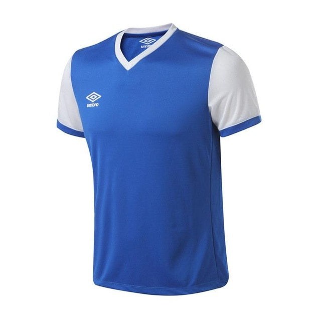 Umbro Summer Men Football Match Sportswear Short Soccer Shirt Football Maillot Breathable Quick dry Tshirt Uca63415