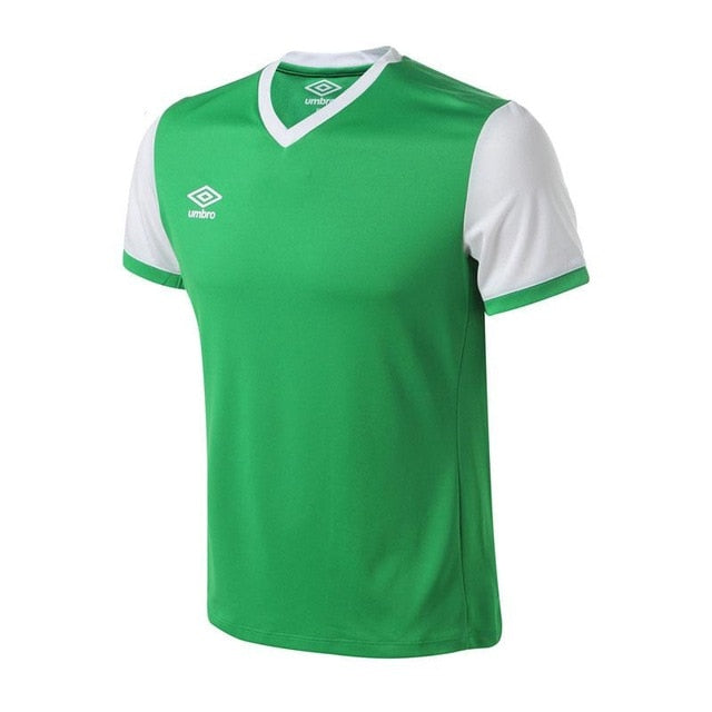 Umbro Summer Men Football Match Sportswear Short Soccer Shirt Football Maillot Breathable Quick dry Tshirt Uca63415