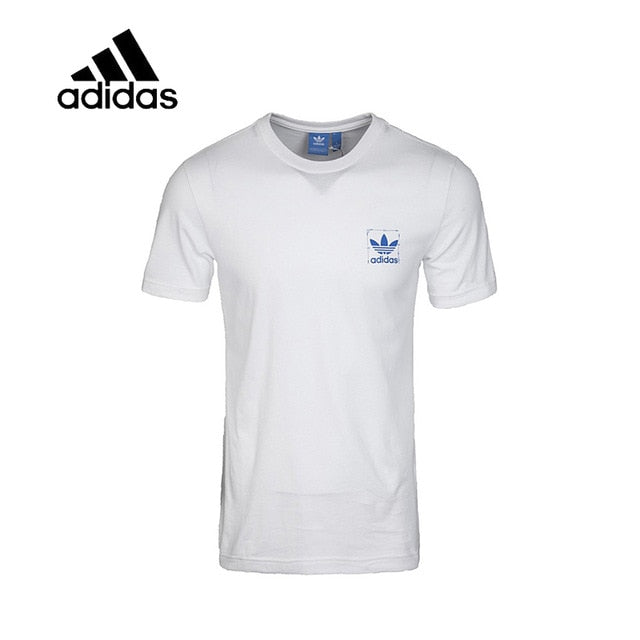 Original New Arrival Authentic Adidas Mens O-neck T-shirts Logo Tops Short Sleeve Tees Breathable Sportswear BQ3078