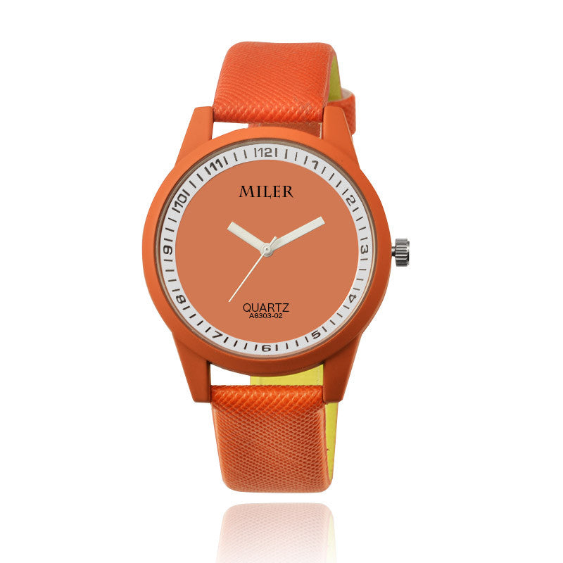 MILER Watch Women Watches Fashion Leather Wrist Watches Women'S Watches