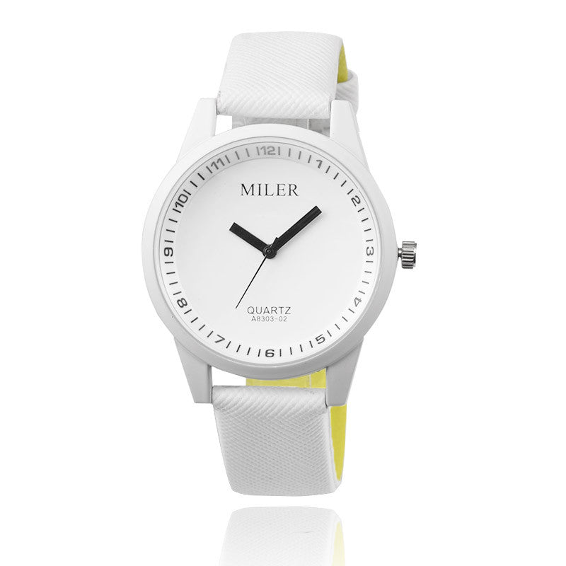 MILER Watch Women Watches Fashion Leather Wrist Watches Women'S Watches