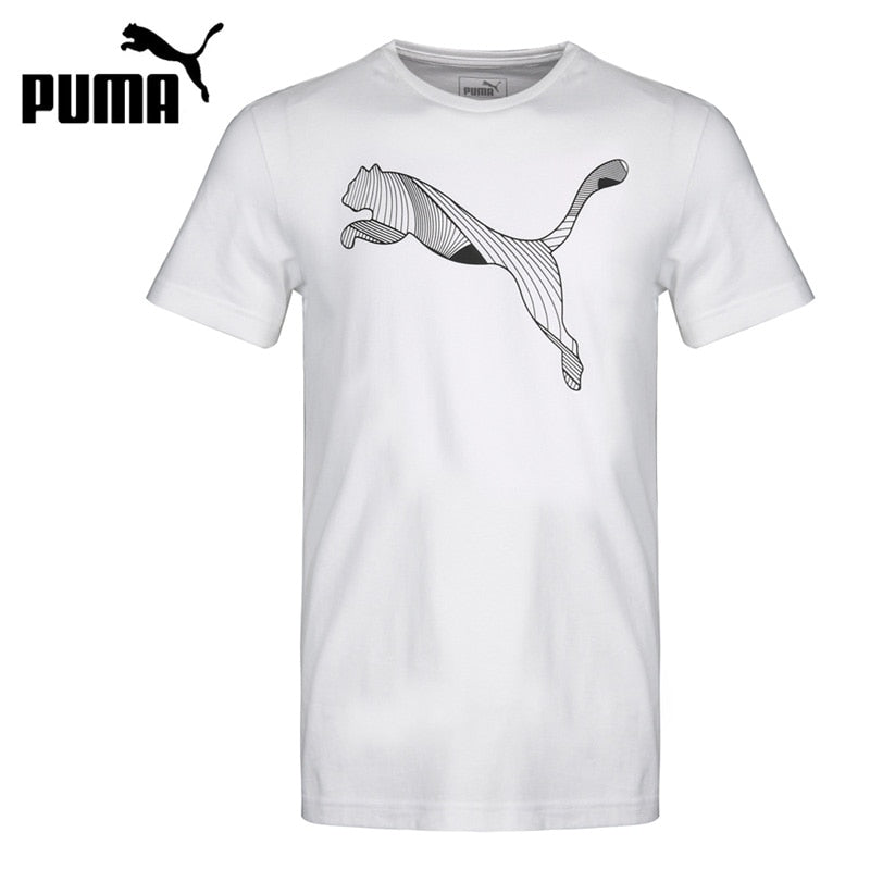 Original New Arrival 2018 PUMA Cat Logo Tee Men's T-shirts short sleeve Sportswear