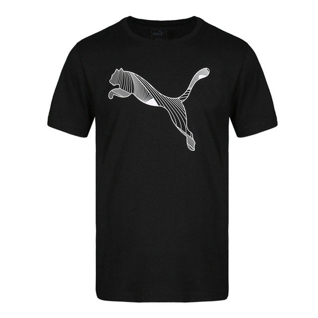 Original New Arrival 2018 PUMA Cat Logo Tee Men's T-shirts short sleeve Sportswear