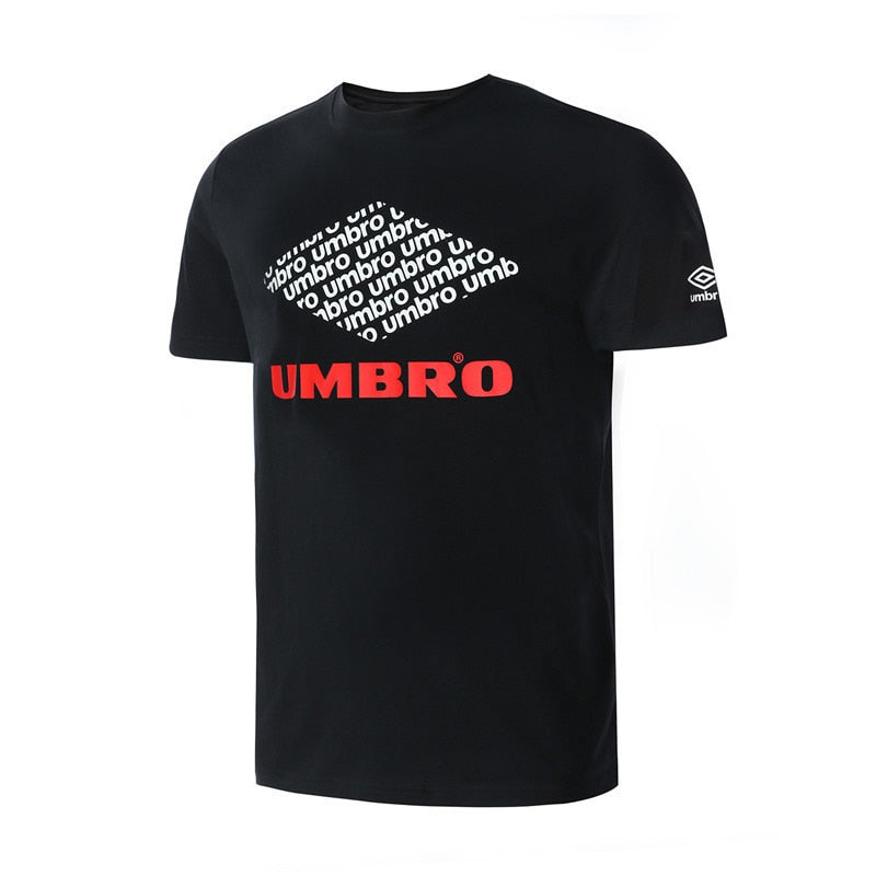 UMBRO Pure Cotton Men's Wear Motion Life Short Sleeve T-shirt 2018 New Leisure Time Half Sleeve UV182AP2511