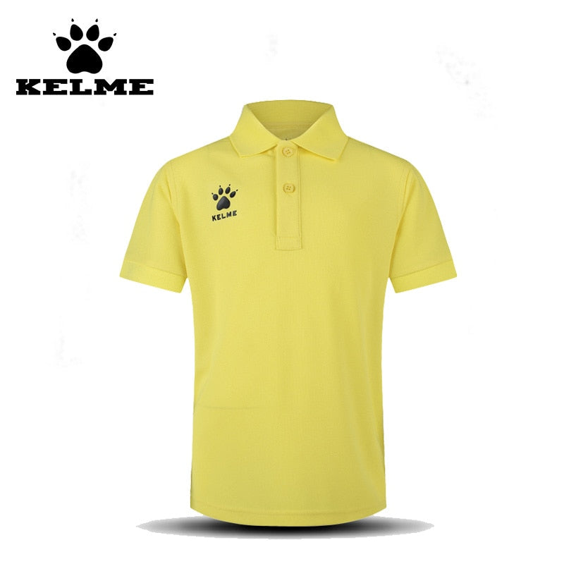 Kelme 2016 New Boys Polo Shirt Brand Quality Short Sleeve Solid Polo Shirt Polyester Small Sport Leisure Free Shipping63