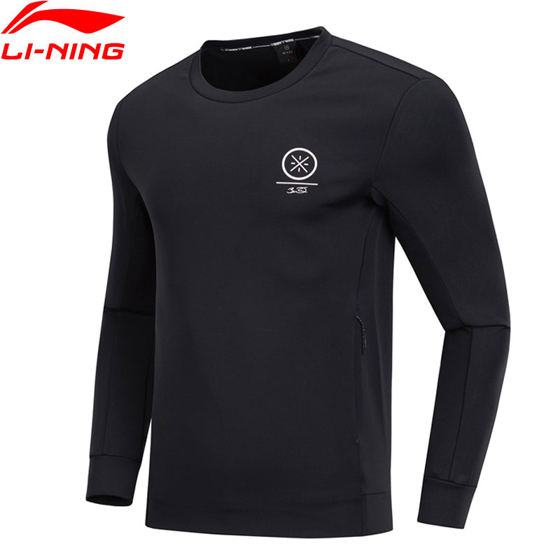 Li-Ning Men Wade Series Sweater Regular Fit Comfort 48% Polyester 42% Cotton 10% Spandex LiNing Sports Hoodie AWDN891 MWW1498
